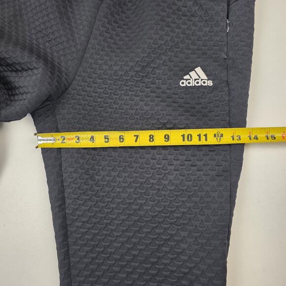 Adidas Pants Mens XLT Black Primeblue Parley Ocean Plastic Textured Zip Pockets - Picture 8 of 16